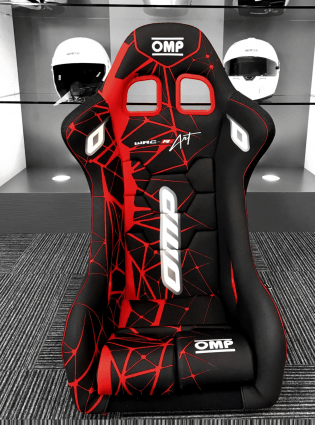 OMP WRC ART Composite Seat RED